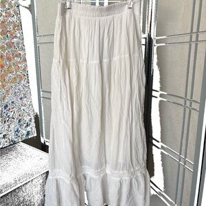 Joe Fresh Cream Maxi Skirt